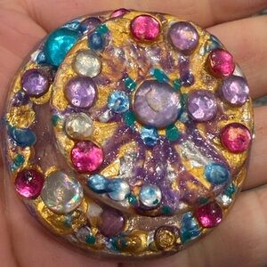 PopSocket Multicolor Gem Brooch